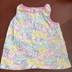 Fila Kids' Pastel Graphic Tank Top